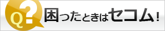 困ったときはセコム