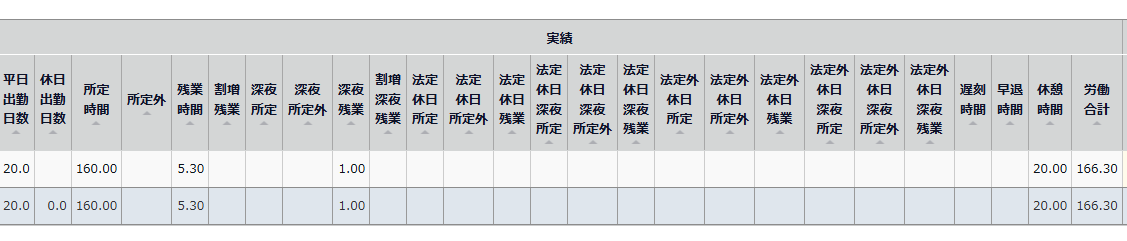 実績