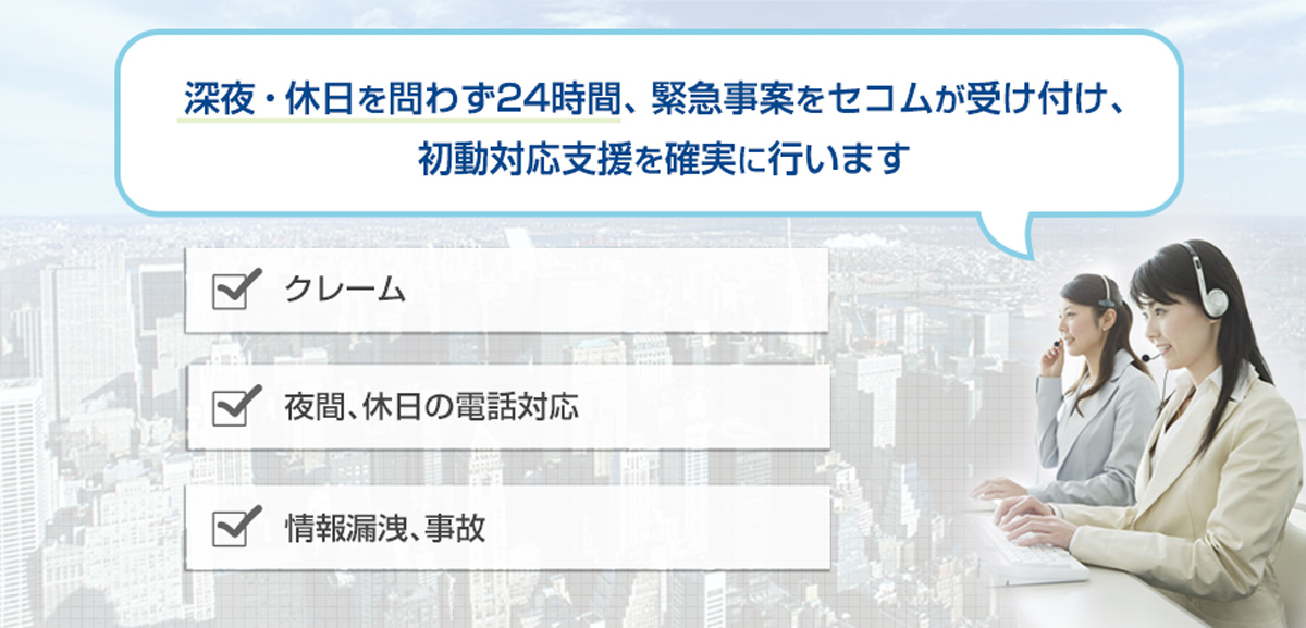 初動オペレーションサービス イメージ