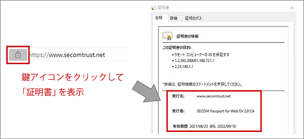 SSL/TLSサーバー証明書の確認方法